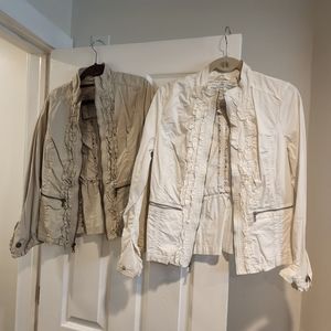 Two Womens Cotton Jackets